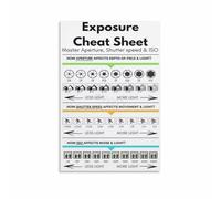 GYQYJPFZM Rules of Composition in Photography Poster - Visual Guide Wall Art, Inspirational Decor for Creative Spaces(Framed,08x12inch(20x30cm))