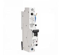 GYR8 Electronic Type RCBO 18mm 230V 1P+N 6KA Residual Current Circuit Breaker with Over Potection 32A 10mA 30mA 1Pcs(10mA,32A)