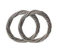 Gyrategirl 40cm Large Grapevine Wreath Rattan Wreath Decorative Plain Grape Vine Wreath DIY Garland for Wreath Making Supplies Wall Hanging Door Wreath for Front Door Spring Summer Wall Decor, 2PCS
