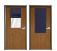 Gyrategirl Classroom Door Window Cover,Blackout Shades for Classroom Windows,Blocks Light and Sunshine Through Glass Door Window,Room Darkening Door Curtains,Easy Installed Door Curtains