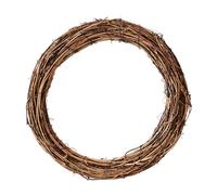 Gyrategirl Grapevine Wreaths 15/20/25/30/40cm DIY Grapevine Garland for Crafts, Decorative Door Wreaths for Front Door Outside All Season, Plain Rattan Wreaths for Christmas Wreath Making Supplies