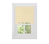 Gyrategirl Paper Blinds for Windows Pleated Blinds for Indoor Windows Embossed Pleated Light Filtering Fabric Blinds Temporary Blinds Self Adhesive Cordless Easy to Cut and Install for Bedroom etc