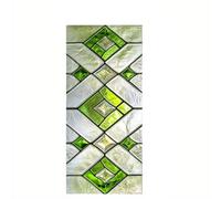Gyrategirl Stained Glass Window Film Privacy for Glass Windows 45 x100cm Thermal UV Blocking Window Film Static Cling Decorative Decals for Home Kitchen Office Bathroom