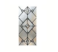 Gyrategirl Stained Glass Window Film Privacy for Glass Windows 45 x100cm Thermal UV Blocking Window Film Static Cling Decorative Decals for Home Kitchen Office Bathroom (G, 45W x 100H cm)