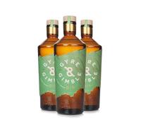 Gyre & Gimble Double Juniper Gin | 3 x 70 ottles | 42.5% ABV Norfolk Craft Gin | Citrus & Black Pepper Notes | Sustainable UK Distillery