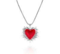 GYRMMUE Gothic Thorns Heart Necklace for Women,Vintage Black Velvet Choker Punk Style Necklaces Y2k Aesthetic Necklace Halloween Victoria Mystic Vampire Jewelry Accessories, L, Alloy Steel, No