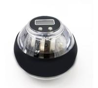 Gyro Ball Wrist Exerciser, Auto Start LED Gyroscope Power Trainer with Counter, Torque Forearm Strength Hand Finger Workout Tool platinum black