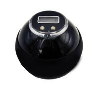 Gyro Ball Wrist Exerciser, Auto Start LED Gyroscope Power Trainer with Counter, Torque Forearm Strength Hand Finger Workout Tool black shell