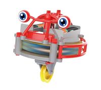 Gyro Toy - 2 in 1 Electric Spinner, Fingertip Balance Gyroscope, LED Light Rotator | Desktop Stress Relief Fidget for Kids, Adults, Boys and Girls, Reg