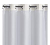 GYROHOME Greyish White Thermal Insulated Blackout Curtain Liner 1 Panel, 127x267 cm Liner for 274 cmlength Curtains -Ring Included-