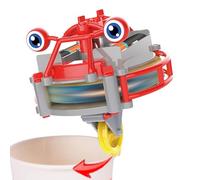 Gyroscope Toy Kids - Electric Spinner Fingertip Balance Gadget, 2 In 1 Finger Gyro | Interactive Sensory Play Device Boys Girls Entertainment, LED Rotating Trick Toy, Handheld Skill Training