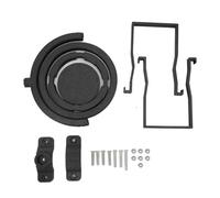 Gyroscopic Cup Holder Anti Spill Self Leveling Adjustable Drink Holder for Bike Electric Scooter Truck Tractor Durable Plastic (Black)