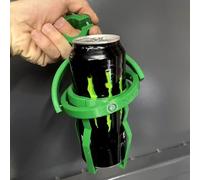 Gyroscopic Cup Holder, Gyroscopic Anti-Spill Cup Holder for Trucks, Tractors, Boats, Bikes & Scooters - Adjustable 60° Mounting, Universal Fit Coffee Cups & Cans, Durable 3D Printed Material (Green)