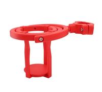 Gyroscopic Cup Holder, No Spill Adjustable Self Leveling Cup Holder for Tractor Car Bike Boat, Self Leveling Water Bottle Holder, Clip on Hanging Drink Holder (Black) (Red)