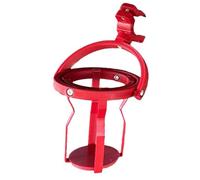 Gyroscopic Cup Holder, Self Leveling Cup Holder Clamp, 3D Printed Adjustable Clip on Hanging Cup Holder, 360°Auto-Stabilizing Anti-Spill Gyroscope Cup Holder, Fit Most Size Bottle (Red)