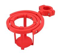 Gyroscopic Cup Holder, Spill Proof Beverage Cans Bracket Adjustable Self Leveling Drink Bottle Storage Rack Tumbler Cages for Bike Electric Scooter (Red)