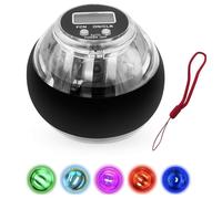 Gyroscopic Wrist Exerciser, Auto-Start Torque Ball with Counter & LED Lights, Hand Strengthening Trainer for Forearm Workout, Home Gym Office Travel Use