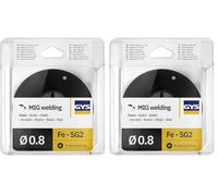 GYS - 086609 - GYS Steel ER70S-6 MIG Wire - Ø0.8mm 0.9kg (Pack of 2)
