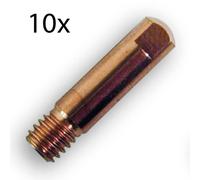 GYS 10 Contact Tubes for MIG Torch 350/500A - Ø 1.0mm/M8 - Aluminum - 419766