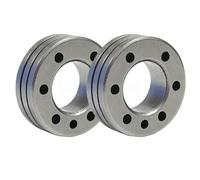 GYS 2 Drahtführungsrollen - Type C - Ø 1 2/1 6 MM - Steel/Stainless Steel -