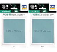 GYS 5 External Clear Lenses 110 x 90 mm (Pack of 2)