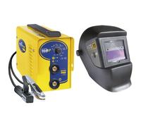 GYS Bundle GYSMI 160P Inverter MMA Welder with LCD Techno 11 Helmet