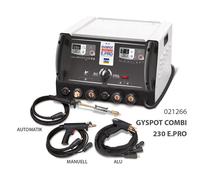 GYS Gyspot Combi 230 E Pro E. Spotter 2x Pistol Steel+1x Aluminium 021266+ Zube