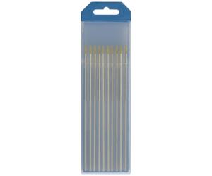 GYS Professional Quality Tungsten TIG Welding Electrodes (Pkt 10) WL15 Lanthanum (Gold tip) 2mm Diameter