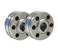 GYS- Set of 2 Drive Rolls Type B - Ø 1/1.2 - Steel