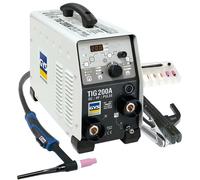 GYS WIG inverter welding machine Gysmi TIG 200 DC HF FV 011540 with accessories