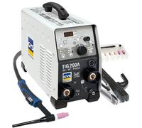 GYS Wig Inverter Welder Gysmi TIG 200 DC HF Fv with Accessories