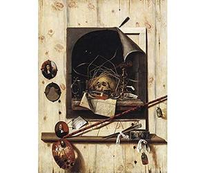 Gysbrechts Studio Wall Vanitas Still Life Trompe L'oeil Painting Unframed Wall Art Print Poster Home Decor Premium
