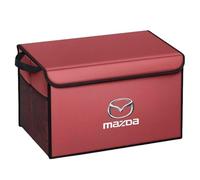 GYSCKN Car Boot Organiser for Mazda MX-5 NC 2015-2022, Foldable Car Boot Storage Organiser Large Collapsible Trunk Tidy Bag Waterproof Camping Storage Car Accessories,Red