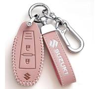 GYSCKN Car Key Cover for Suzuki Across 2020-2025, Car Key Shell Case Key Protector Case Leather Protector Car Key Fob Cover Interior Accessories,A-1