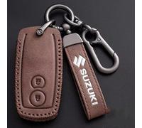 GYSCKN Car Key Cover for Suzuki Across 2020-2025, Car Key Shell Case Key Protector Case Leather Protector Car Key Fob Cover Interior Accessories,B-3