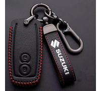 GYSCKN Car Key Cover for Suzuki Across 2020-2025, Car Key Shell Case Key Protector Case Leather Protector Car Key Fob Cover Interior Accessories,B-2