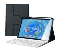 GYSDCAZ Keyboard Case for Huawei Matepad 11.5 2023, Spanish Keyboard 360° Rotatable Magnetic Case with Pencil Holder,Detachable Bluetooth Keyboard,Black