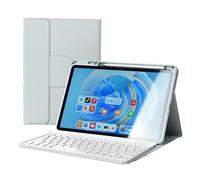 GYSDCAZ Ñ Spanish Keyboard for Huawei Matepad 11.5 2023, Magnetic 360° Rotating Case with Pen Holder, Detachable Bluetooth Keyboard, Grey