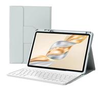 GYSDCAZ Spanish Ñ Keyboard Case for Honor Pad X9a/X9 Pro 11.5 inch 2025, 360° Rotatable Magnetic Case with Pencil Holder,Español Detachable Bluetooth Keyboard,Grey