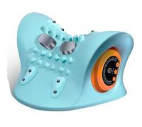 GYSIEN Neck Massager, Neck and Shoulder Relaxer with Heat, 3 Modes, Portable Pillows for Pain Relief and Muscle Relax, 26° Angle Cervical Traction Device for Back, Shoulder