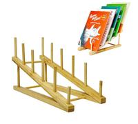 GYSLEOT Plate Stands For Display Multi-purpose Display Rack for Books Art Prints Magazines Cutting Board Wallet Display Stands For Craft Shows/Vendors/Retail Table Top