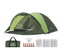 Gysrevi 3-4 ManTent with Porch, PU3000mm Waterproof Family Camping Tent, Dome Tents for 4 Person with Bedroom, Lightweight Outdoor Tents for Camping, Hiking, Backpacking