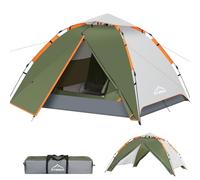 Gysrevi Camping Tent, 3 Man Instant Pop Up Tent Waterproof, Large Double Layer Automatic Dome Tent, Outdoor Backpacking Tents for Camping