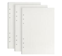 GYSRXS 3 Pack A5 Notebook Refill 135 Sheets Dotted Refills Paper 6 Holes Refillable Binder Paper for A5 Notebook Diary Book Sketch Painting