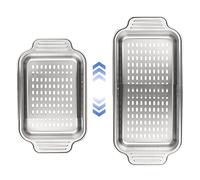 GyssTotr Extendable Over the Sink Colander 13.5-17 in, 304 Stainless Steel Basket for Kitchen- Rust-resistant, Dishwasher Safe for Apartment/RV/Camper, Space-Saving Veggie & Pasta Drainer