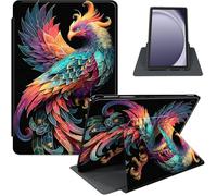 GYSYZJDH for Samsung Galaxy Tab A9 8.7-Inch 2023 Case, 360° Rotating PU Leather Stand Cover with Auto Sleep/Wake, Shockproof TPU Backl, Phoenix Bird