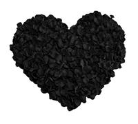 GYTFOG 2000 Pieces Black Rose Petals, Artificial Black Roses Petals, Artificial Flowers Petals, Fake Rose Petals for Bedroom Decor, Emulation Flowers Wedding, Anniversary, Valentine's Day, Birthday
