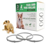 GYTFOG 3 Pcs Calming Collar for Dogs, 70cm/27.56in Dog Calming Collar for Anxiety, Adjustable Anxiety Relief Collar, Dog Anxiety Relief for All Small Medium Dogs (Grey)