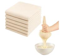 GYTFOG 6PCS Cheese Cloth for Cooking, Cheesecloth for Straining Liquids, 19.69 * 19.69Inch Reusable Cotton Filter Cloths, Perfect for Cheese Making, Wrapping Food, DIY Projects, Cooking, Butter