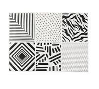 GYTFOG 6Pcs Swedish Dishcloths, 6 Different Designs, Swedish Dish Cloths, Febu Swedish Dishcloths, Sagevive Swedish Dishcloths, Swedish Dishcloth UK, 17x19.5cm